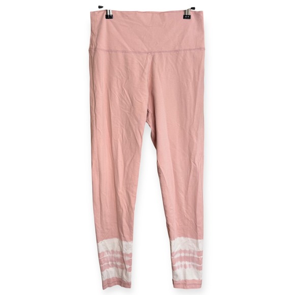 aerie Pants - Aerie Chill Play Move Leggings Womens Size Large‎ Pink Tie Dye